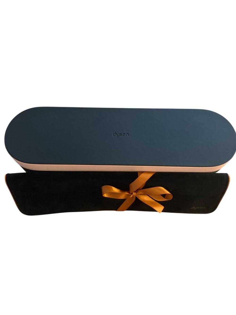 Dyson Black and Rose Gold Presentation Set with Orange Ribbon